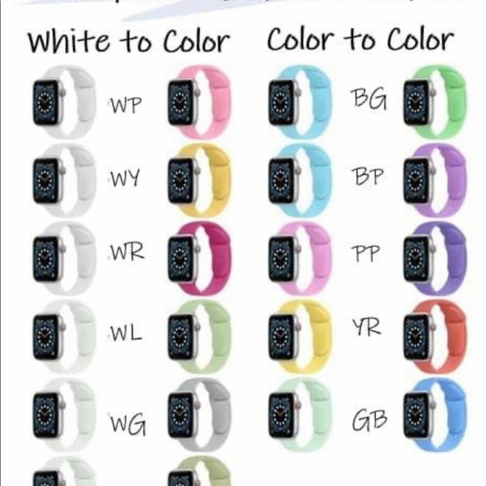 Apple Watch Color Changing Bands